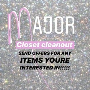 MAJOR closet cleanout